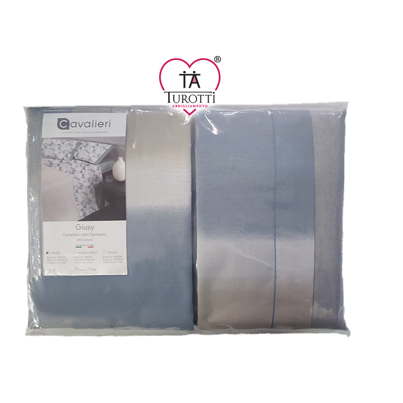 Completo letto Matrimoniale Giusy var 6579 Piazza Pitti disegno sfumature - immagine 3