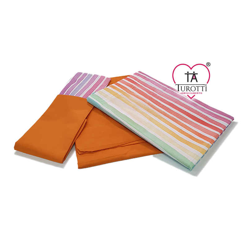 Completo Letto Singolo T1009 HAPPIDEA cotone multicolor - immagine 2