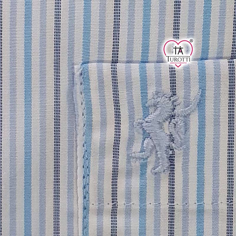 Camicia Uomo mezza manica righe art New Puyol MM 30 SEA BARRIER - immagine 3
