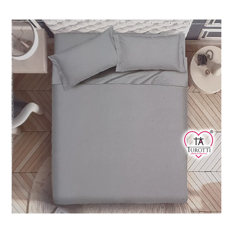 Completo Lenzuolo Bamboo GF Ferrari matrimoniale fibra naturale fresco e termoregolatore - immagine 3