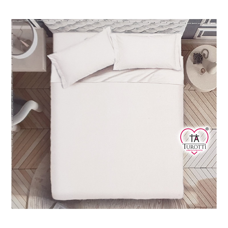 Completo Lenzuolo Bamboo GF Ferrari matrimoniale fibra naturale fresco e termoregolatore - immagine 5