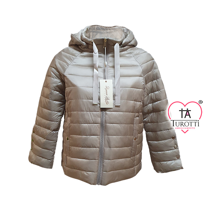 Giubbino da Donna trapuntato leggero Donna Bella Luxury 10854 con cappuccio - immagine 2
