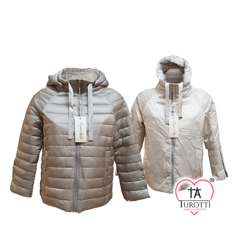 Giubbino da Donna trapuntato leggero Donna Bella Luxury 10854 con cappuccio - immagine 5