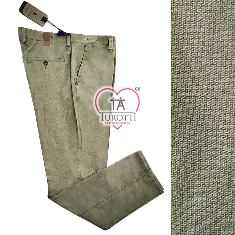 Pantalone Chino Uomo Sea Barrier Patrick 71 in Cotone Elasticizzato Regular Fit - immagine 9