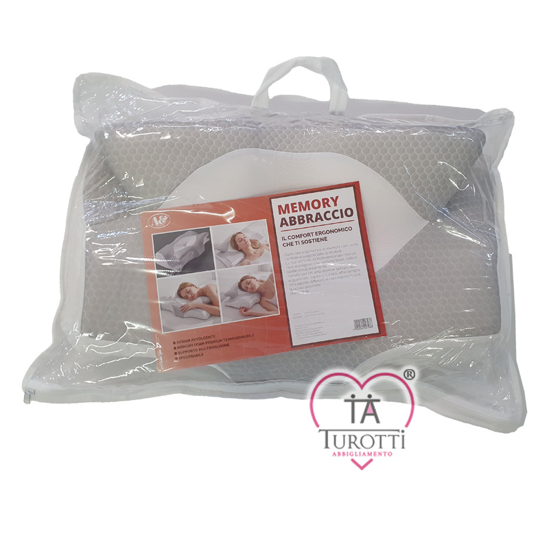 Guanciale Memory Abbraccio Demaflex Cuscino Ergonomico e Anticervicale - immagine 2
