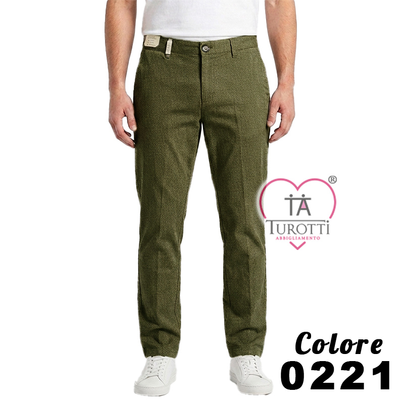 Pantalone Chino Uomo Sea Barrier Patrick 71 in Cotone Elasticizzato Regular Fit - immagine 10
