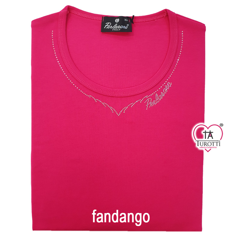 T-Shirt donna Manica Lunga Basic Regular Fit Perlarara Cod 74 - immagine 5