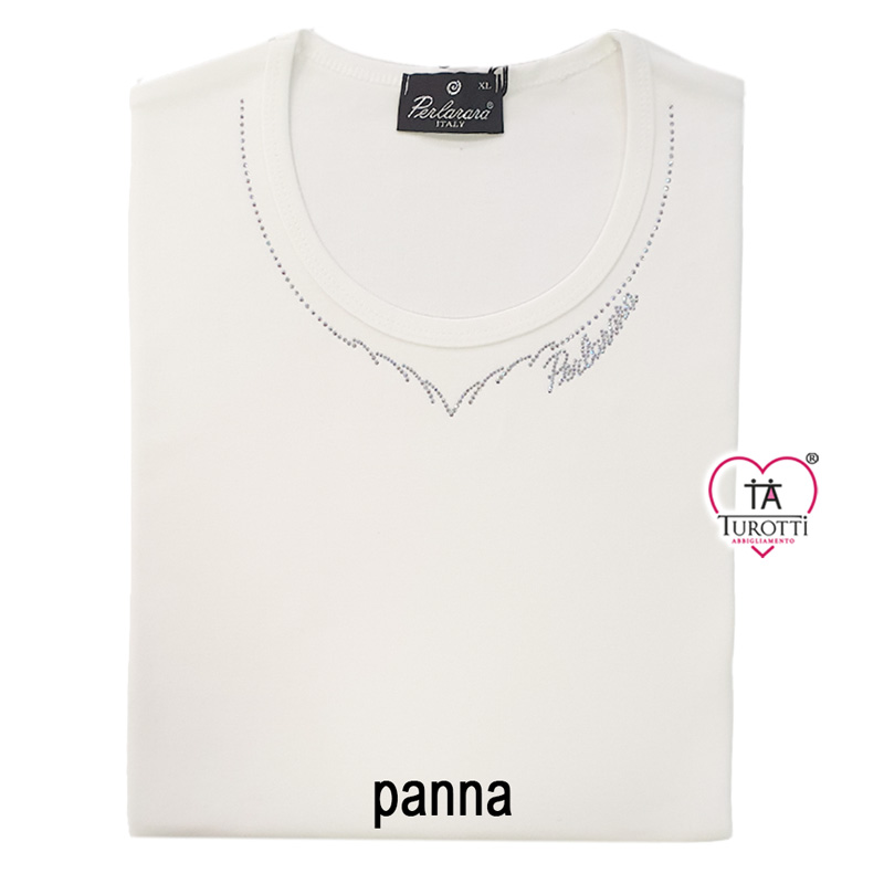 T-Shirt donna Manica Lunga Basic Regular Fit Perlarara Cod 74 - immagine 17
