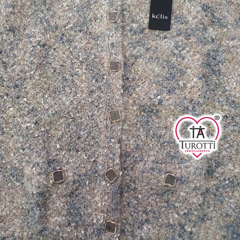 Cardigan Donna Collo Coreana Articolo 5237 KELIS - immagine 3