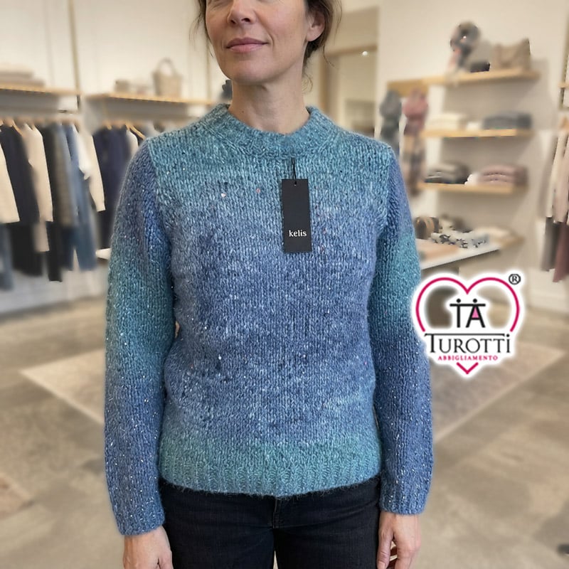 Maglione Girocollo Dettagli Lurex Donna KELIS Articolo 5207