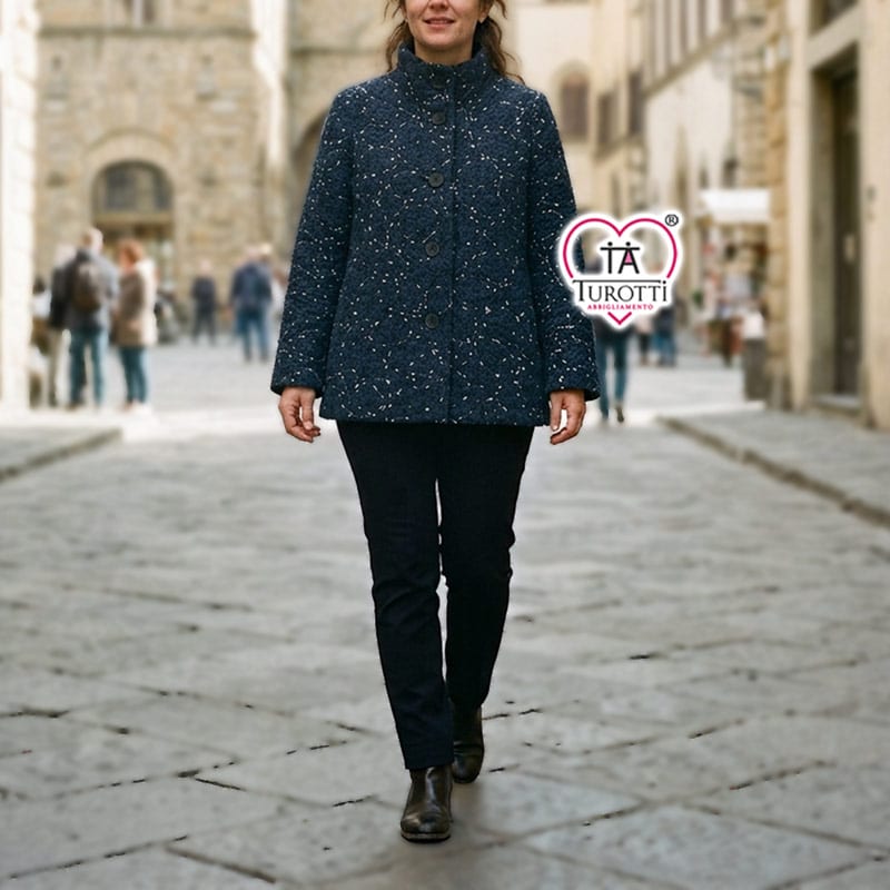 Cappotto Corto Donna Elena Modello Lombo - immagine 7