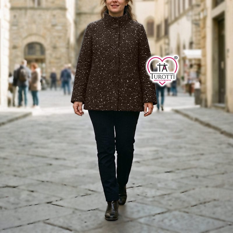 Cappotto Corto Donna Elena Modello Lombo - immagine 4