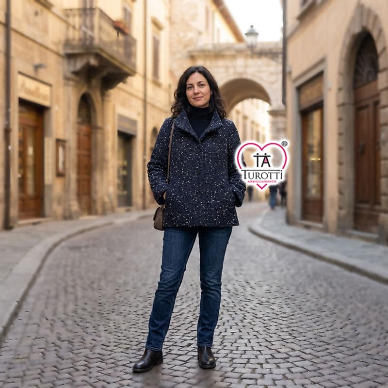 Cappotto Corto Donna Elena Modello Lombo - immagine 8