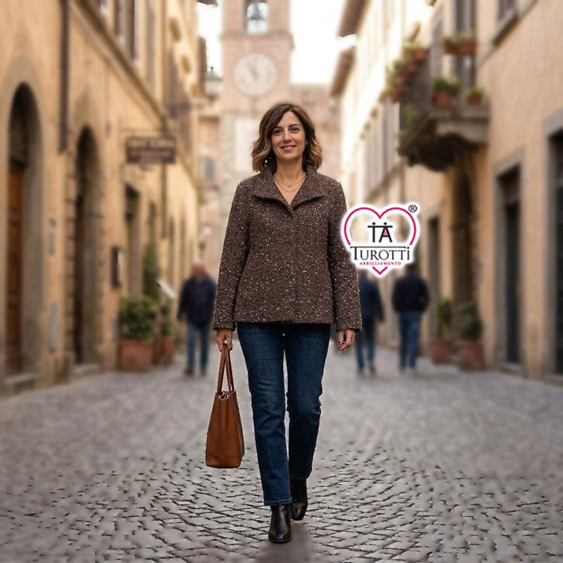 Cappotto Corto Donna Elena Modello Lombo - immagine 6