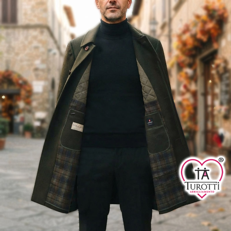 Cappotto Loden Uomo Steinbock Ascona MT118 77175 in lana e alpaka