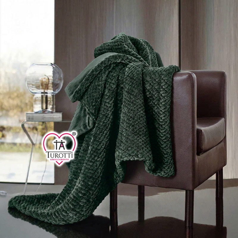 Coperta Plaid GF Ferrari articolo Dublino 200x240 cm matrimoniale