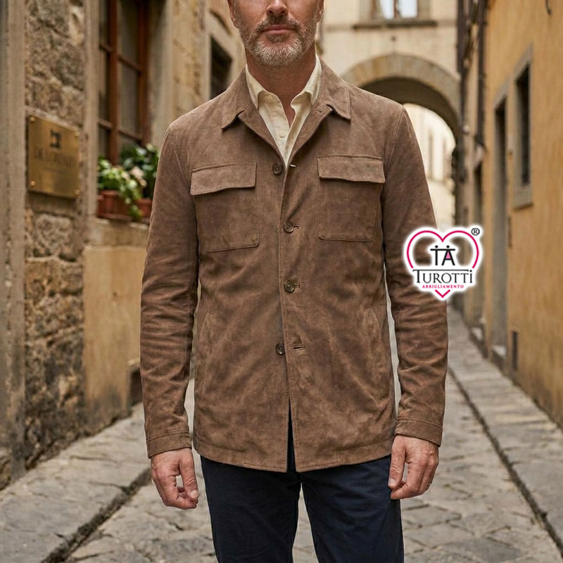 Giacca Uomo Modello Camicia articolo Venere Di Lorenzo Tessuto T 312 - immagine 2