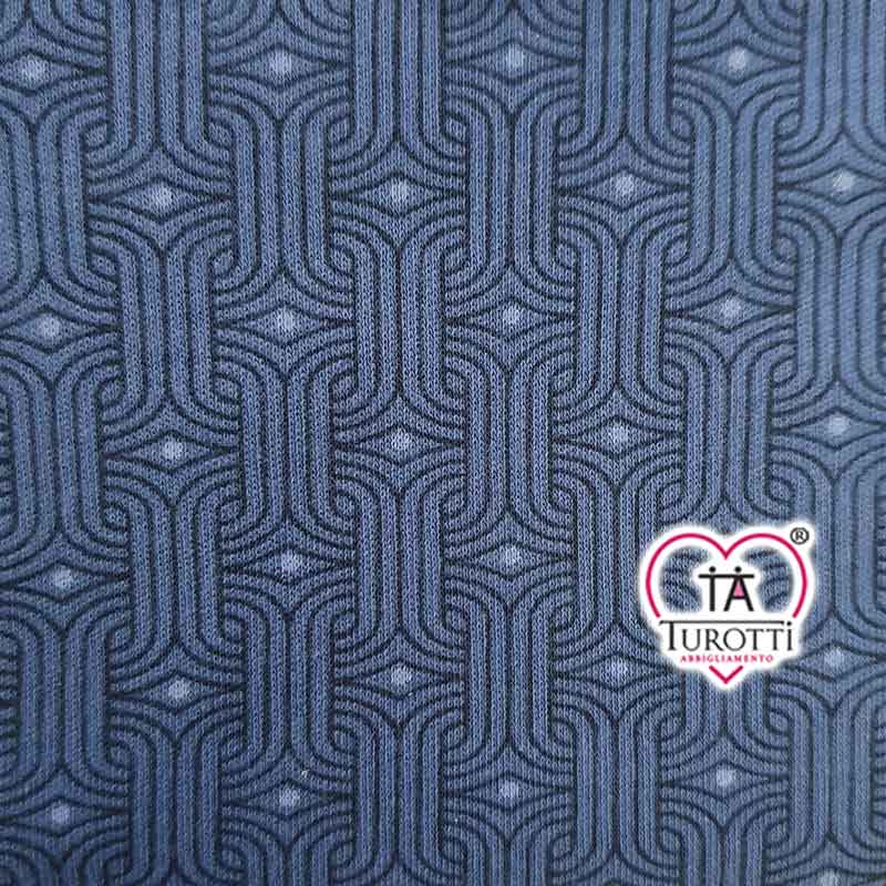 Pigiama Uomo Serafino LINCLALOR YOU 365 Manica Lunga Articolo 92362 pantalone lungo con polsi - immagine 5