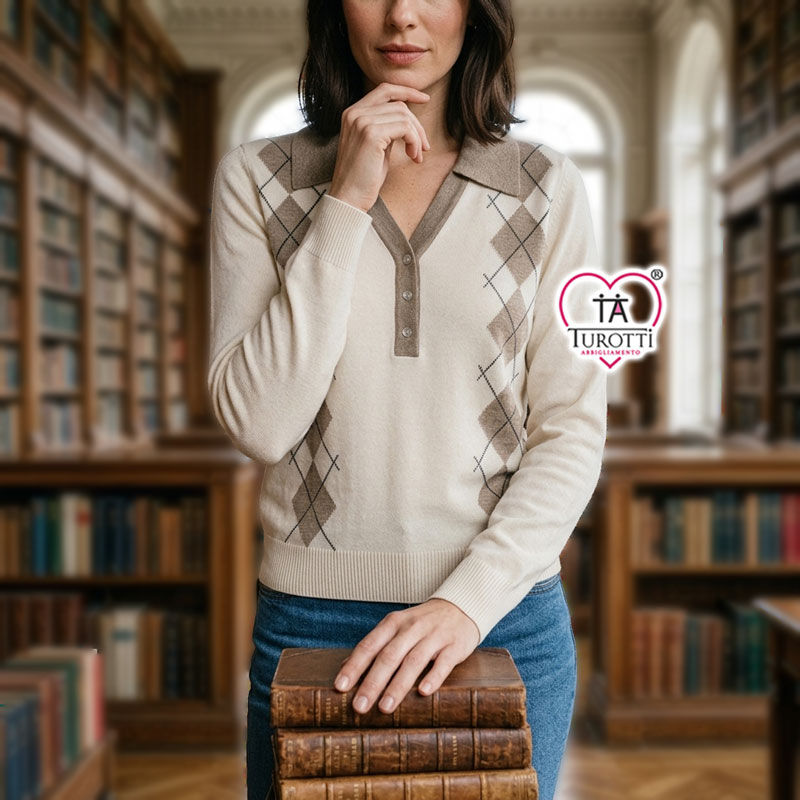 Polo Donna Nina Grey Articolo NG 26383 Elegante e Versatile - immagine 2