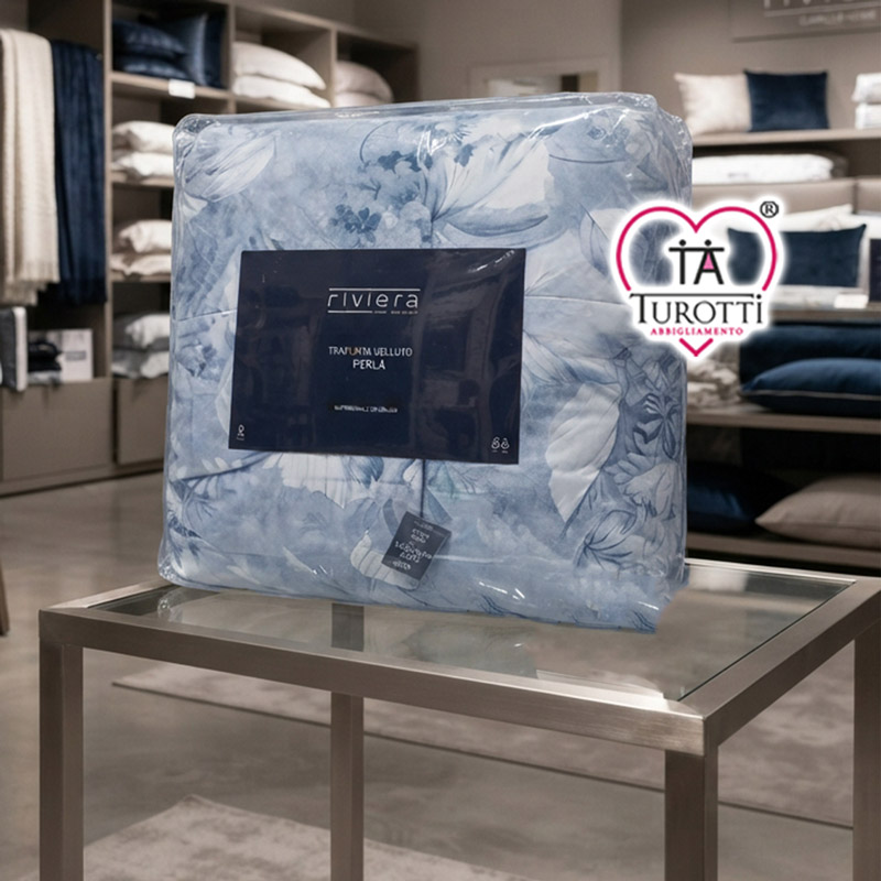 Trapunta Matrimoniale Velluto Carillo Home Perla Variante 301 Carta da Zucchero